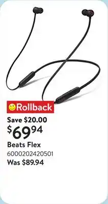 Walmart Beats Flex offer