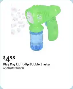 Walmart Play Day Light-Up Bubble Blaster offer