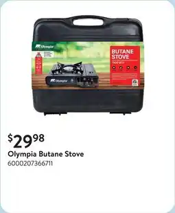 Walmart Olympia Butane Stove offer