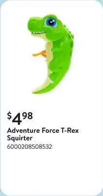 Walmart Adventure Force T-Rex Squirter offer
