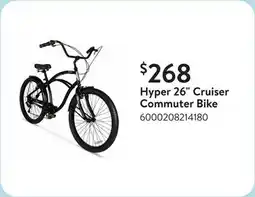 Walmart Hyper 26 Cruiser Commuter Bike offer
