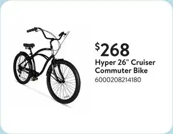 Walmart Hyper 26 Cruiser Commuter Bike offer