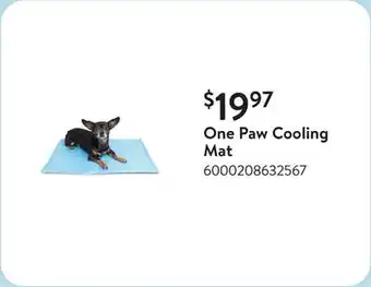 Walmart One Paw Cooling Mat offer