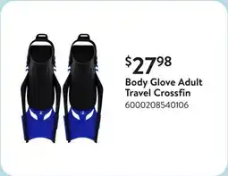 Walmart Body Glove Adult Travel Crossfin offer