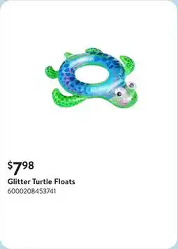 Walmart Glitter Turtle Floats offer