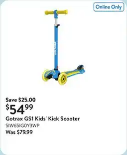 Walmart Gotrax GS1 Kids' Kick Scooter offer