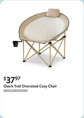 Walmart Ozark Trail Oversized Cozy Chair offer