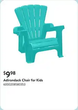 Walmart Adirondack Chair for Kids offer