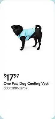 Walmart One Paw Dog Cooling Vest offer
