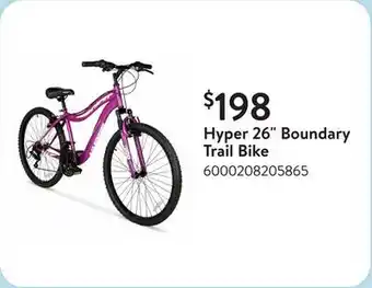 Walmart Hyper 26 Boundary Trail Bike offer