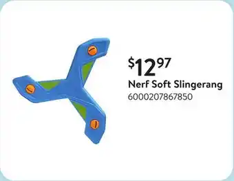 Walmart Nerf Soft Slingerang offer