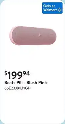Walmart Beats Pill - Blush Pink offer