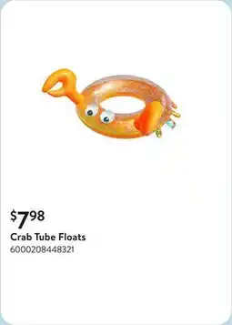 Walmart Crab Tube Floats offer