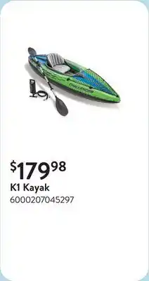 Walmart K1 Kayak offer