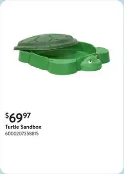 Walmart Turtle Sandbox offer