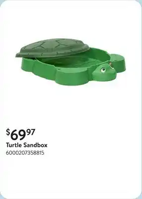 Walmart Turtle Sandbox offer