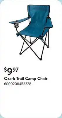 Walmart Ozark Trail Camp Chair offer