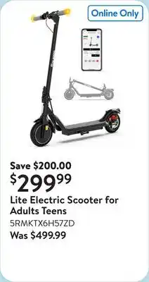 Walmart Lite Electric Scooter for Adults Teens offer