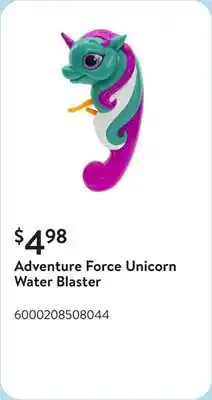 Walmart Adventure Force Unicorn Water Blaster offer