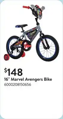 Walmart 16 Marvel Avengers Bike​ offer