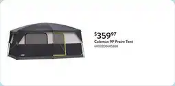 Walmart Coleman 9P Praire Tent offer