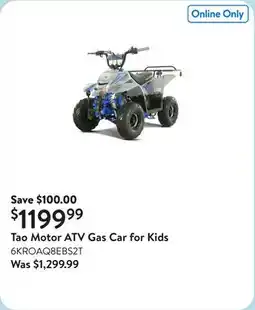 Walmart Tao Motor ATV Gas Car for Kids offer