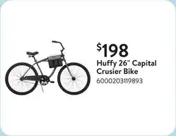 Walmart Huffy 26 Capital Crusier Bike offer