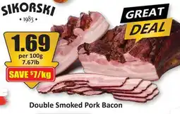 Starsky Double Smoked Pork Bacon offer