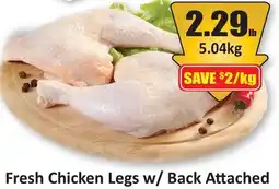 Starsky Fresh Chicken Legs w/ Back Attached offer