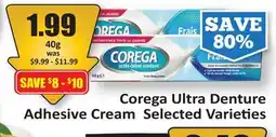 Starsky Corega Ultra Denture Adhesive Cream offer