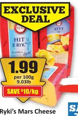 Starsky Ryki's Mars Cheese offer