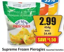 Starsky Supreme Frozen Pierogies offer