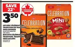 Independent City Market LECLERC CÉLÉBRATION, TRADITION OR TRADITION 1905 COOKIES, 200-300 G offer