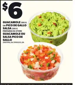 Independent City Market GUACAMOLE, 300 G OR PICO DE GALLO SALSA, 200 G offer