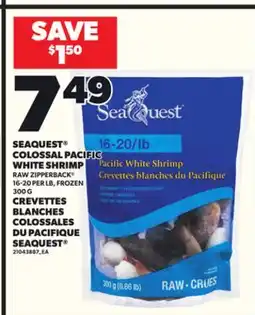 Independent City Market SEAQUEST COLOSSAL PACIFIC WHITE SHRIMP, 300 G offer