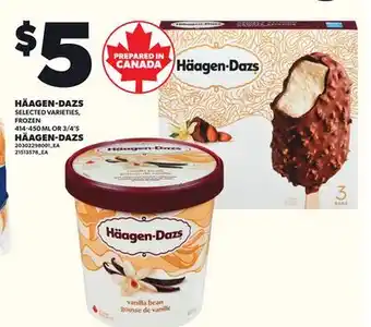 Independent City Market HÄAGEN-DAZS, 414-450 ML OR 3/4'S offer