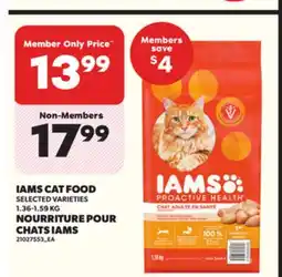 Independent City Market IAMS CAT FOOD, 1.36-1.59 KG offer