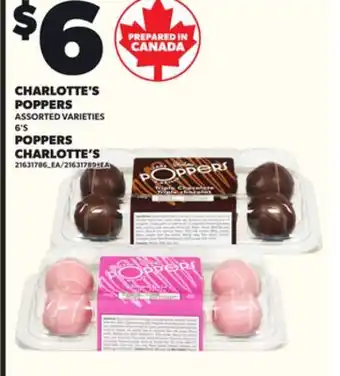 Independent City Market CHARLOTTE'S POPPERS, 6'S offer