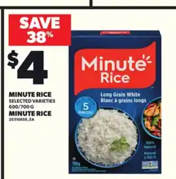 Independent City Market MINUTE RICE MINUTE RICE, 600/700 G offer