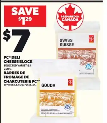 Independent City Market PC DELI CHEESE BLOCK, 250 G offer