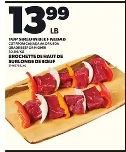 Independent City Market TOP SIRLOIN BEEF KEBAB offer