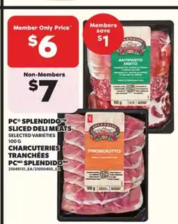 Independent City Market PC SPLENDIDO SLICED DELI MEATS, 100 G offer