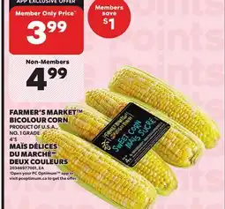 Independent City Market FARMER'S MARKET BICOLOUR CORN 4'S offer