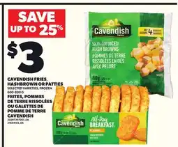Independent City Market CAVENDISH FRIES, HASHBROWN OR PATTIES, 600-800 G offer