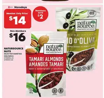 Independent City Market NATURSOURCE NUTS, 500/600 G offer