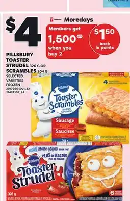 Independent City Market PILLSBURY TOASTER STRUDEL, 326 G OR SCRAMBLES, 204 G offer