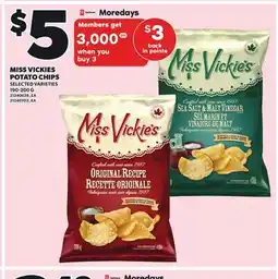 Independent City Market MISS VICKIES POTATO CHIPS, 190-200 G offer