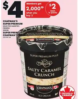 Independent City Market CHAPMAN'S SUPER PREMIUM, 500 ML offer