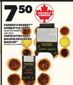 Independent City Market FARMER'S MARKET HOMESTYLE TARTS GOÛT, 348-510 G offer