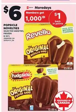 Independent City Market POPSICLE NOVELTIES, 6-18' S offer